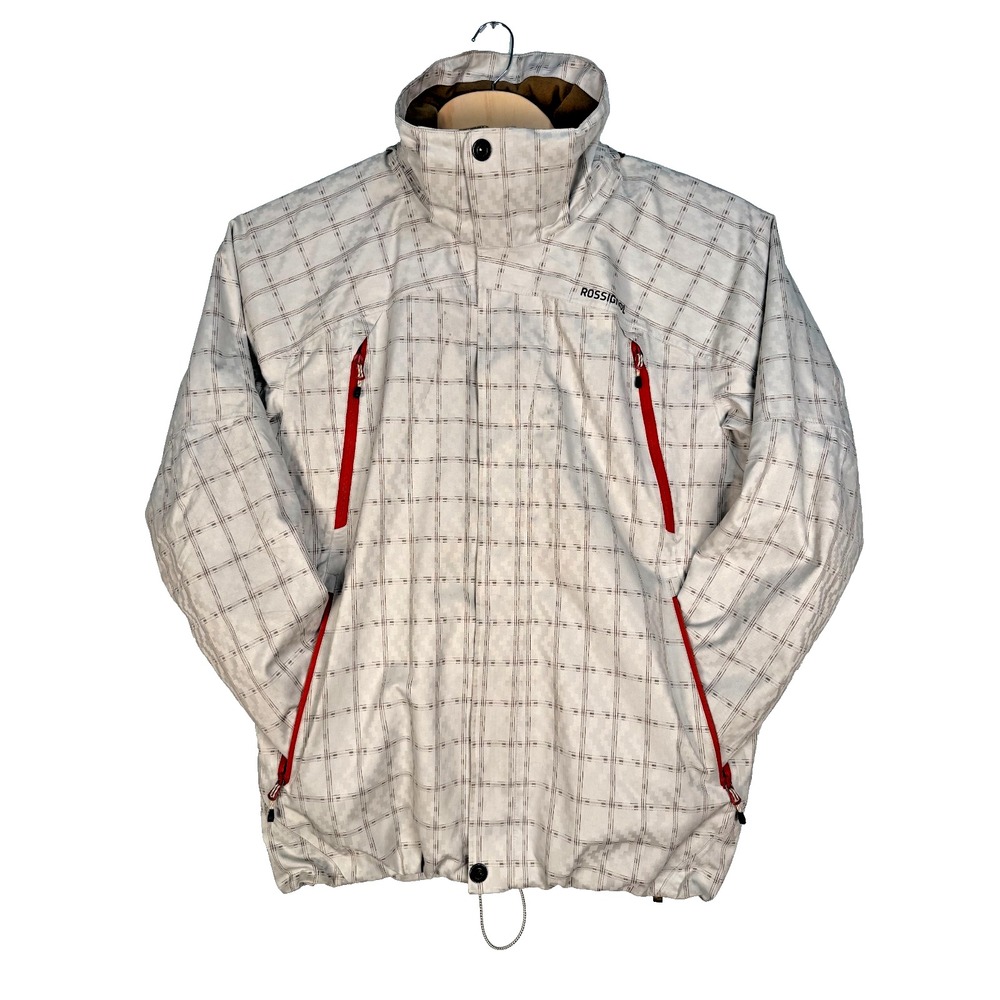 Rossignol Mtn. Co.‎ Pro 20000 Light Grey Ski Jacket Men's Large Missing Hood